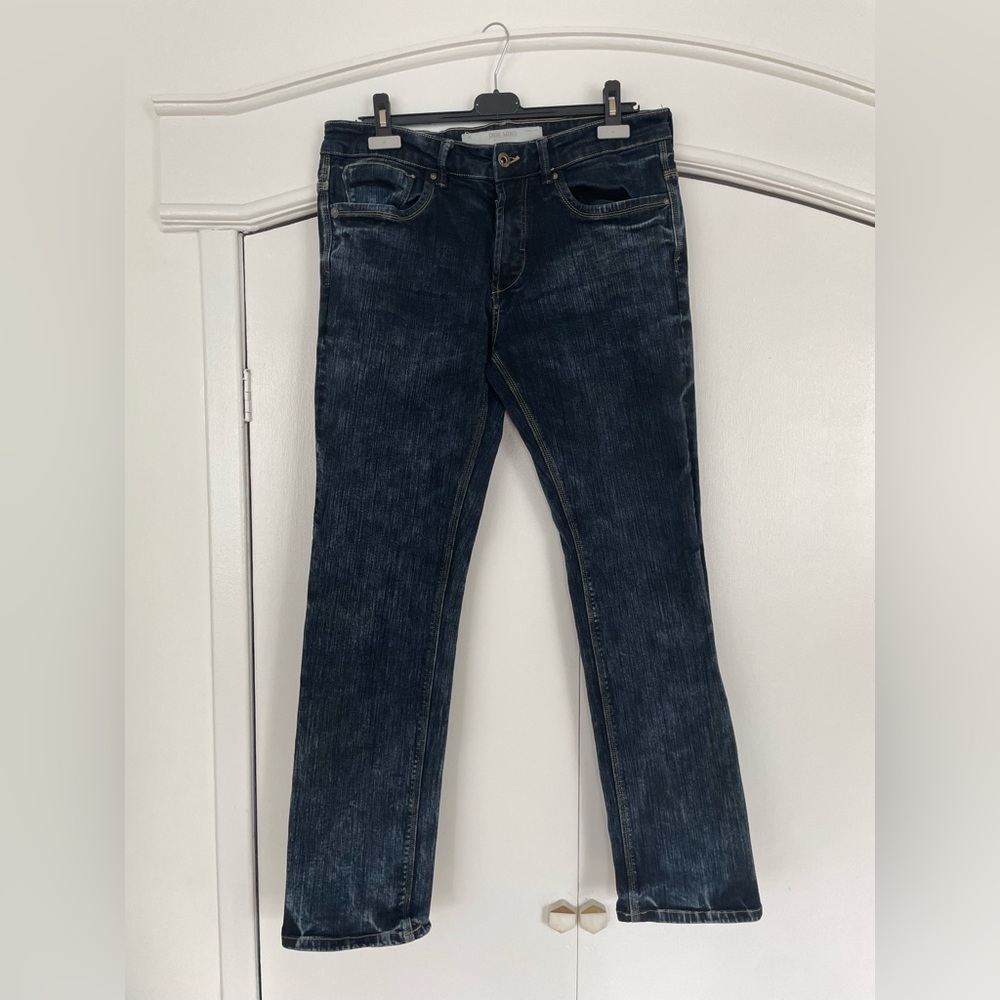 Parasuco Dark Blue Denim Jeans men’s 34/32 Classic straight leg